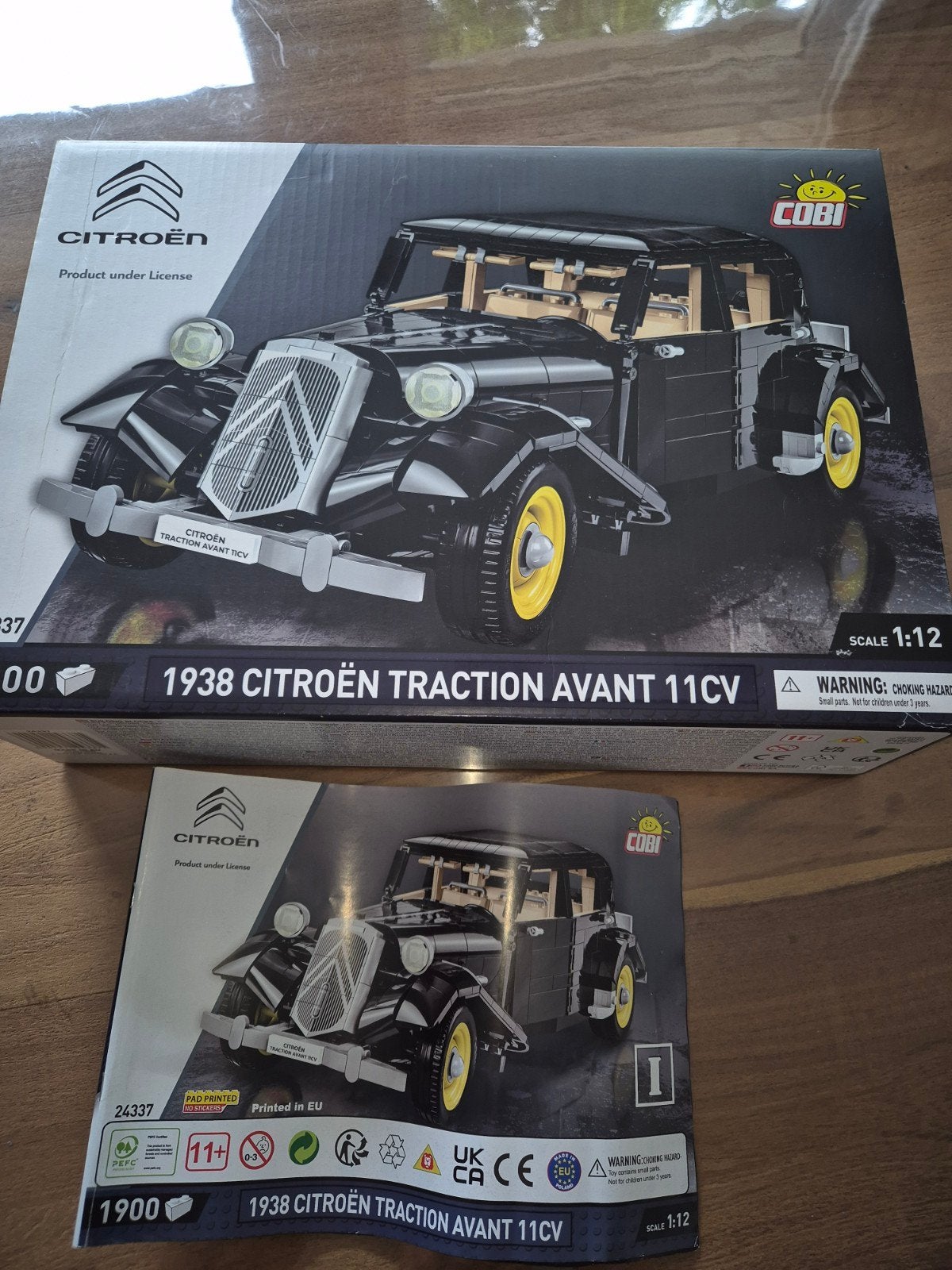 COBI Citroën Traction Avant 11CV 1938 Bouwmodel 1:12, Overige merken, Auto, Groter dan 1:32, Ophalen of Verzenden