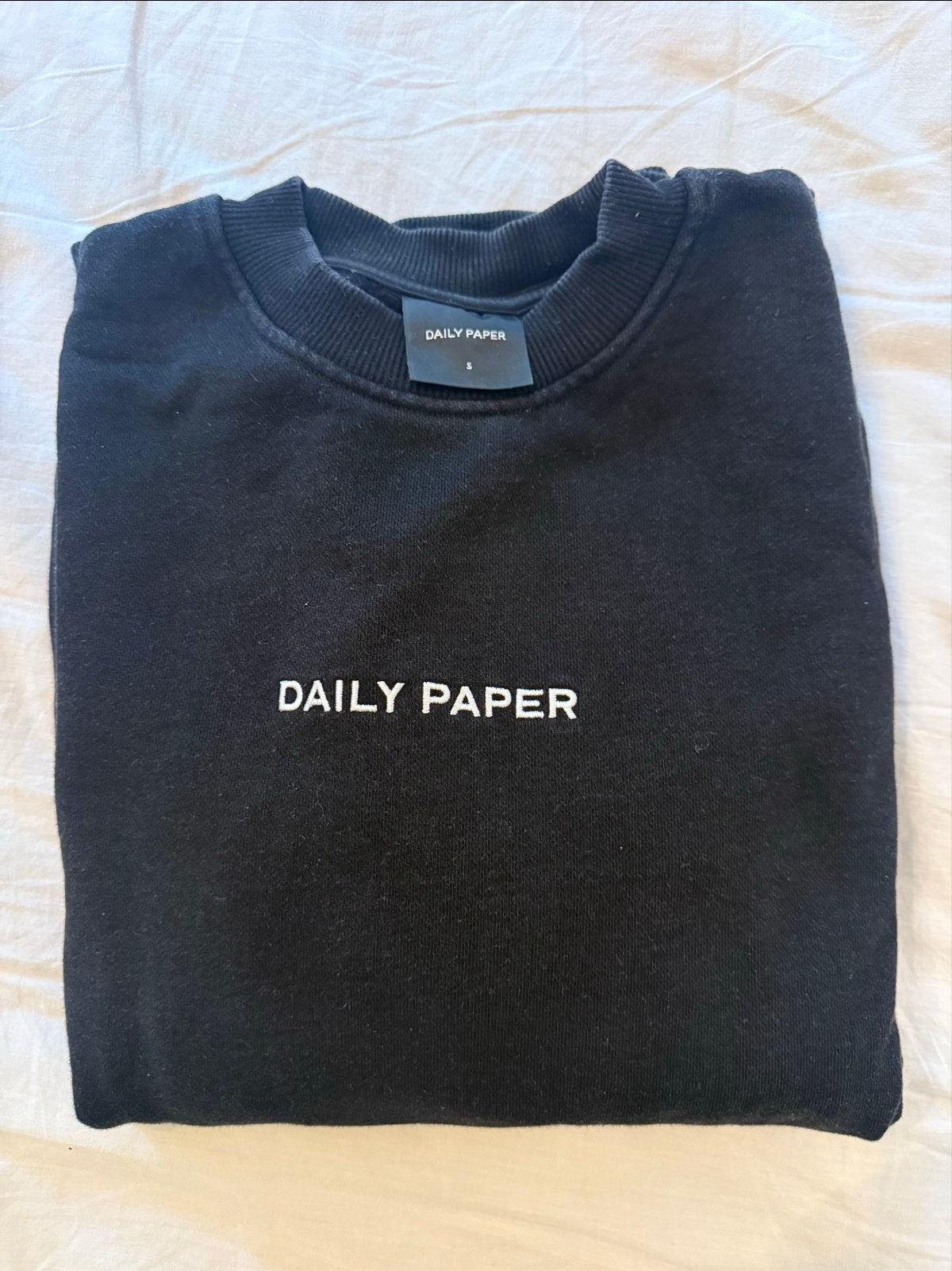 Daily Paper sweater maat S, Ophalen of Verzenden, Gedragen, Maat 46 (S) of kleiner, Zwart