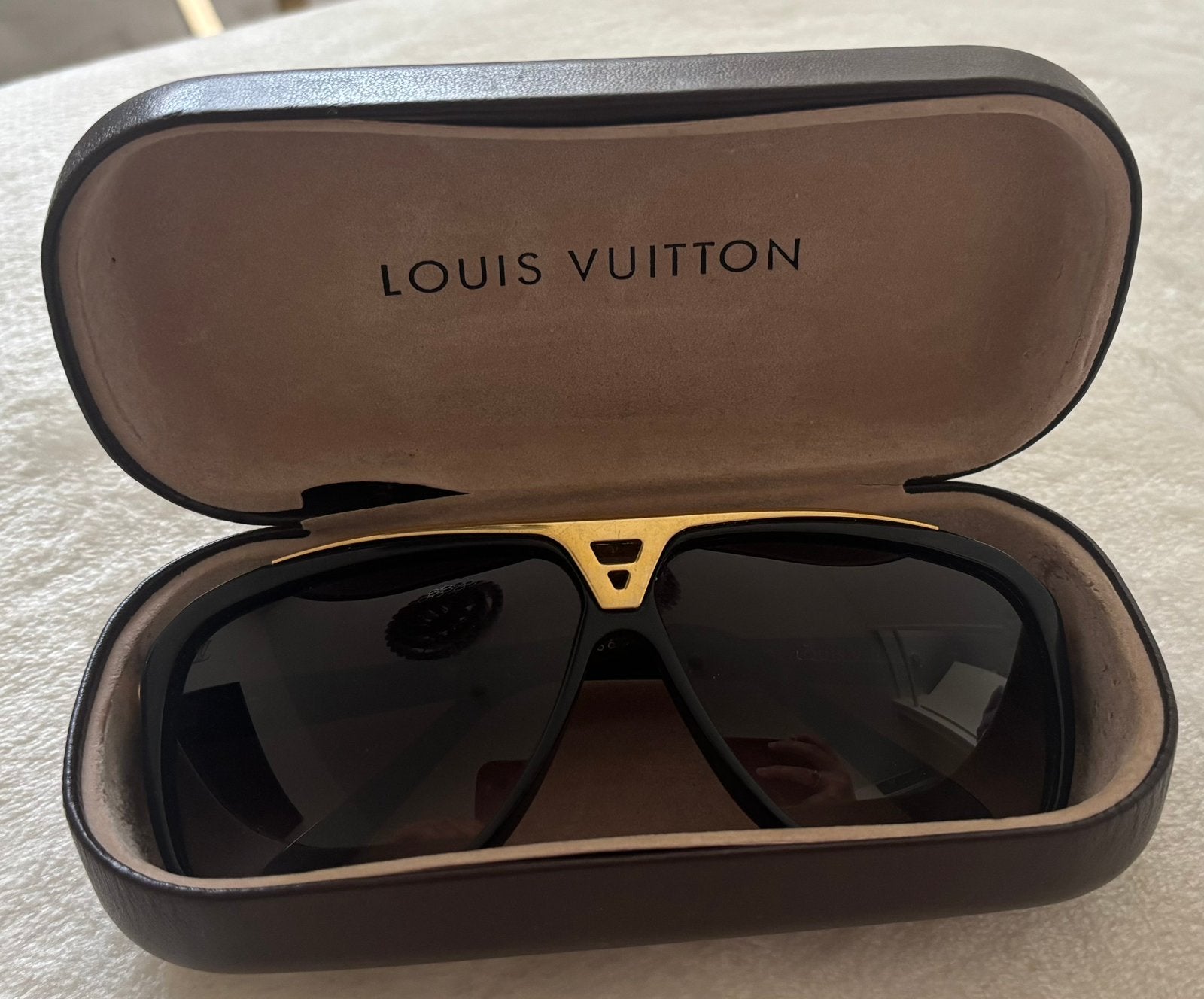 Louis Vuitton zonnebril, Overige merken, Gebruikt, Zonnebril, Zwart