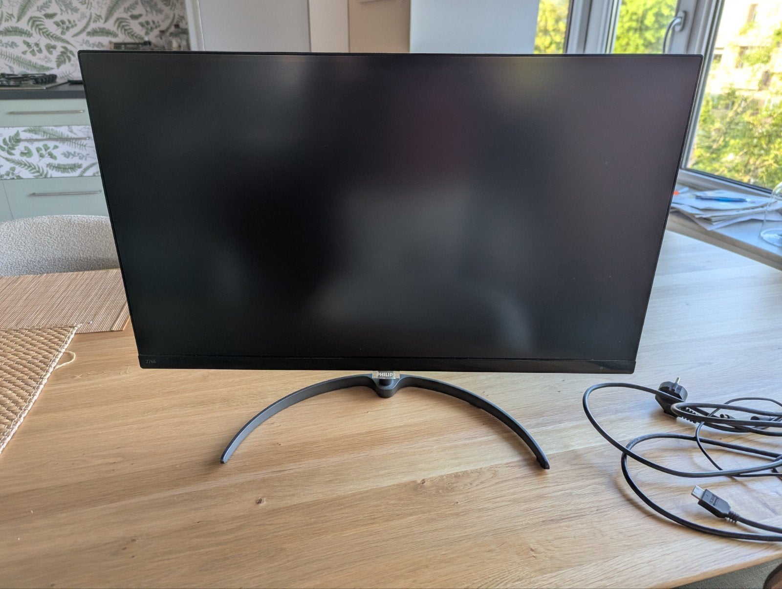Philips monitor 4K 27 inch 60Hz 276E8VJSB, Computers en Software, Monitoren, Philips, Gebruikt, Ultra HD (4K), HDMI