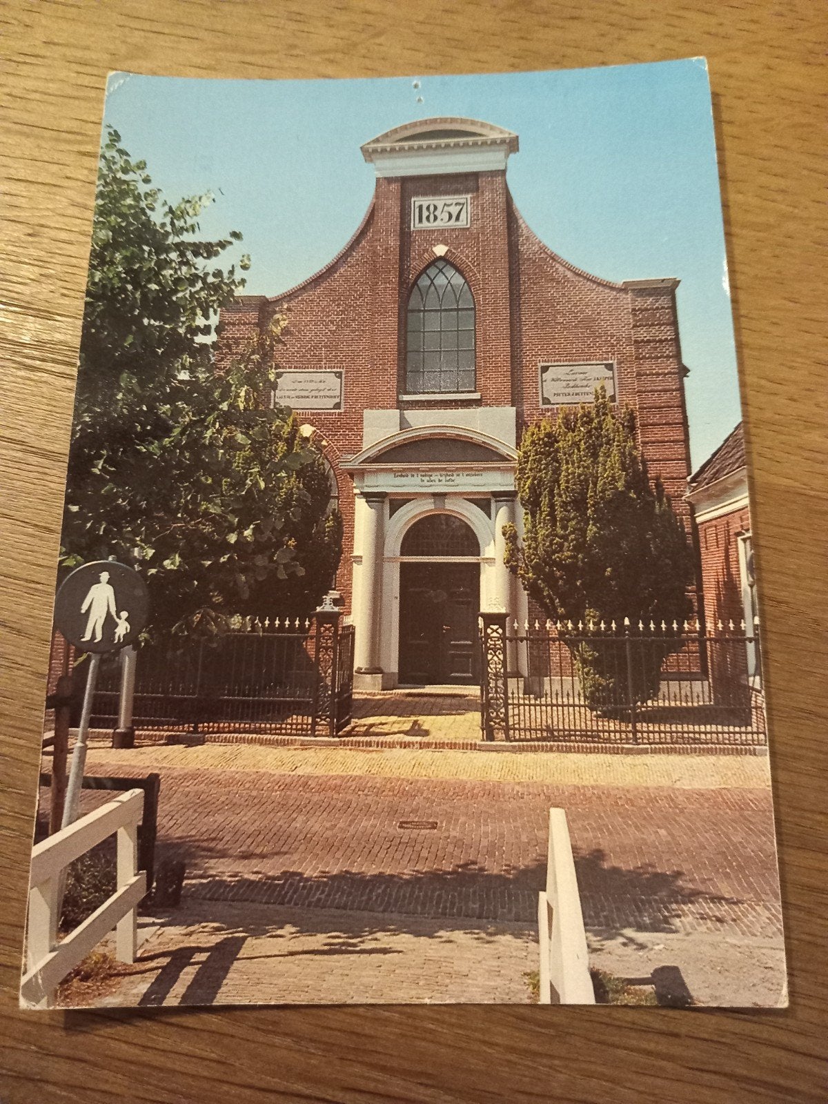 Oude Ansichtkaart Doopsgezinde Kerk IJlst Friesland, Ophalen of Verzenden, 1960 tot 1980, Gelopen, Friesland