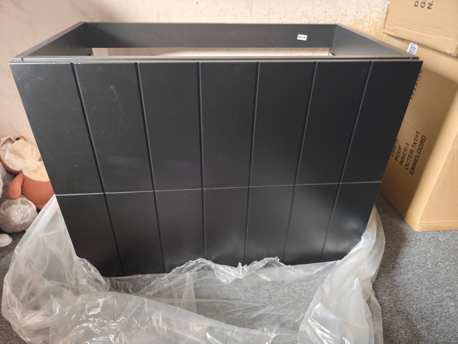 Tiger Maryport wastafelonderkast 80cm mat zwart - Nieuw, Ophalen, Nieuw, 50 tot 100 cm, Minder dan 100 cm