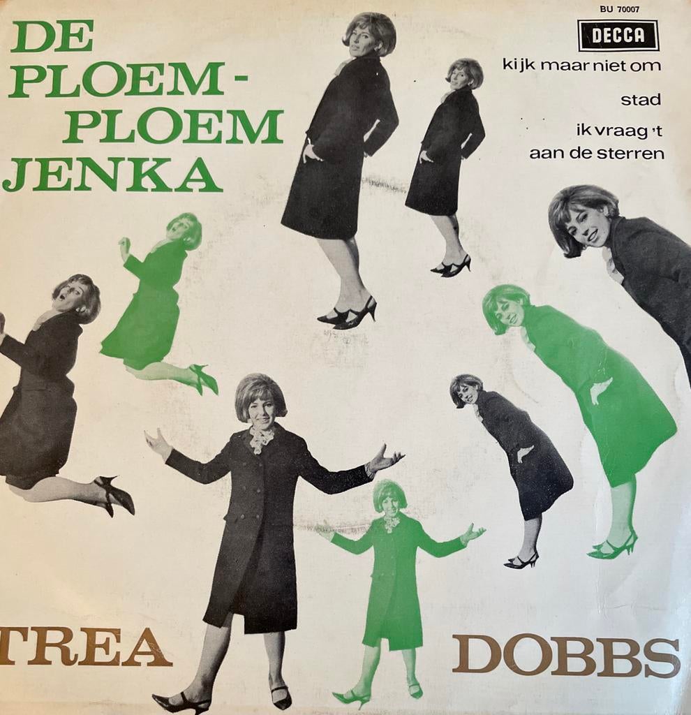 Trea Dobbs - De Ploem-Ploem Jenka (EP), Ophalen of Verzenden, Gebruikt, 7 inch, Levenslied of Smartlap