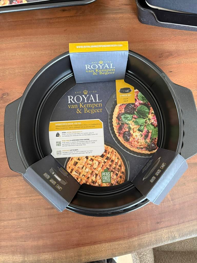 Royal Kempen en Begeer springvorm en Quiche taartvorm nieuw, Ophalen, Overige typen, Nieuw, Overige materialen
