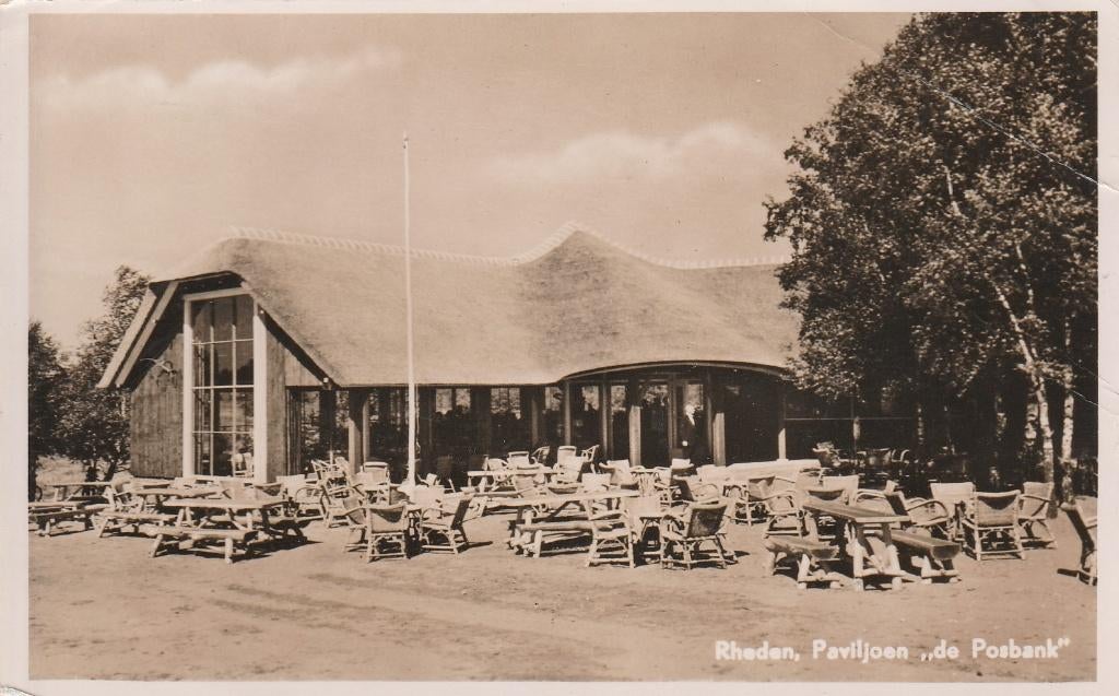 rheden- paviljoen posbank, Ophalen of Verzenden, 1940 tot 1960, Friesland