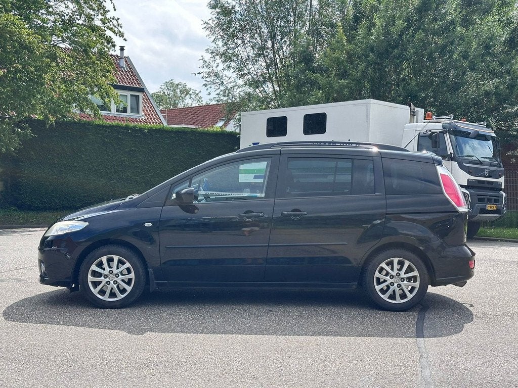 Mazda 5 1.8 Exclusive 7 Persoons*Cruise*Trekhaak*Airco*LM ve, Auto's, Mazda, Gebruikt, 4 cilinders, 116 pk, Zwart