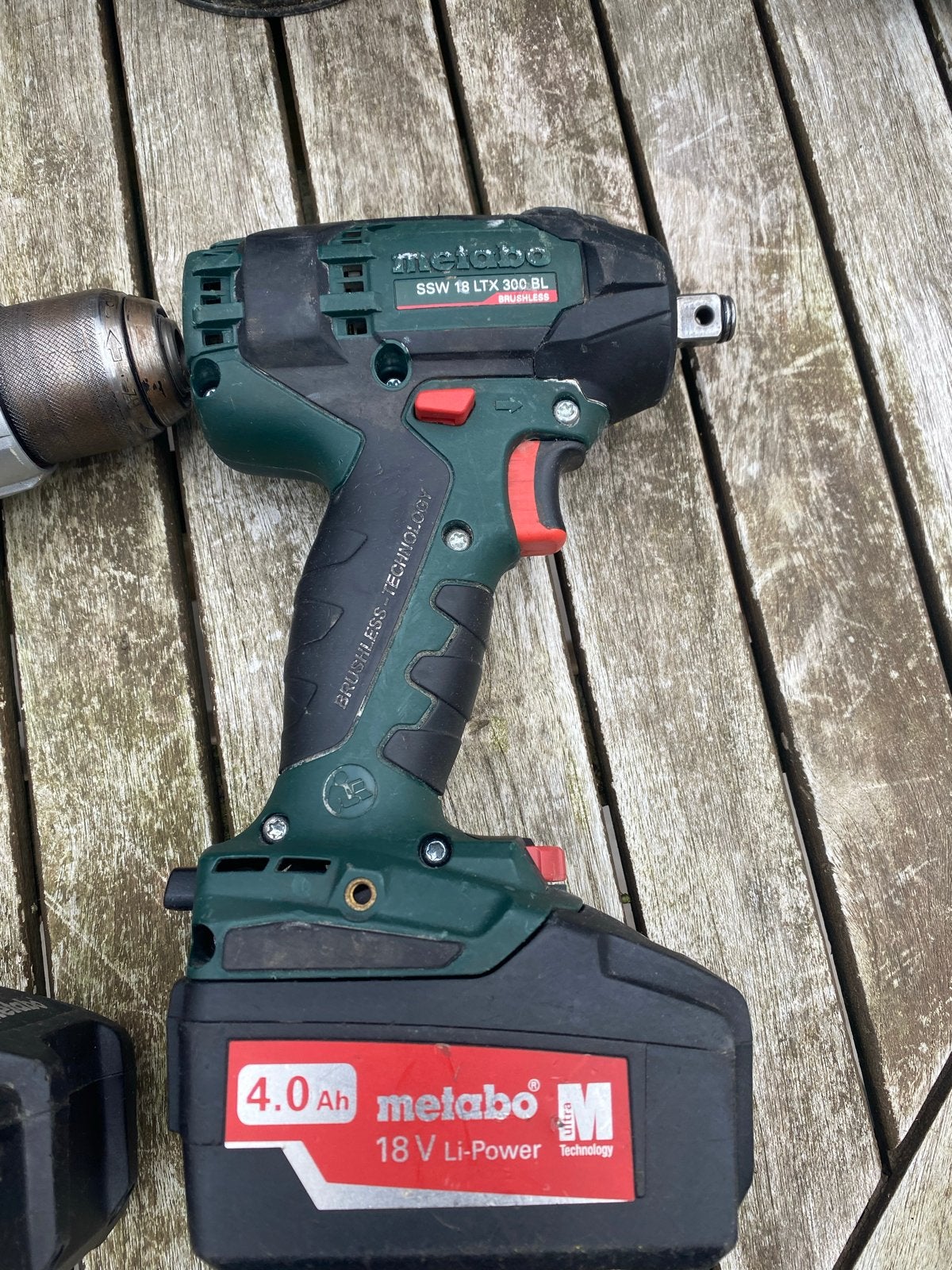 Metabo Boormachine & Slagmoersleutel Set met Accu's en Lader, Variabele snelheid, Ophalen of Verzenden, Boor- en Schroefmachine