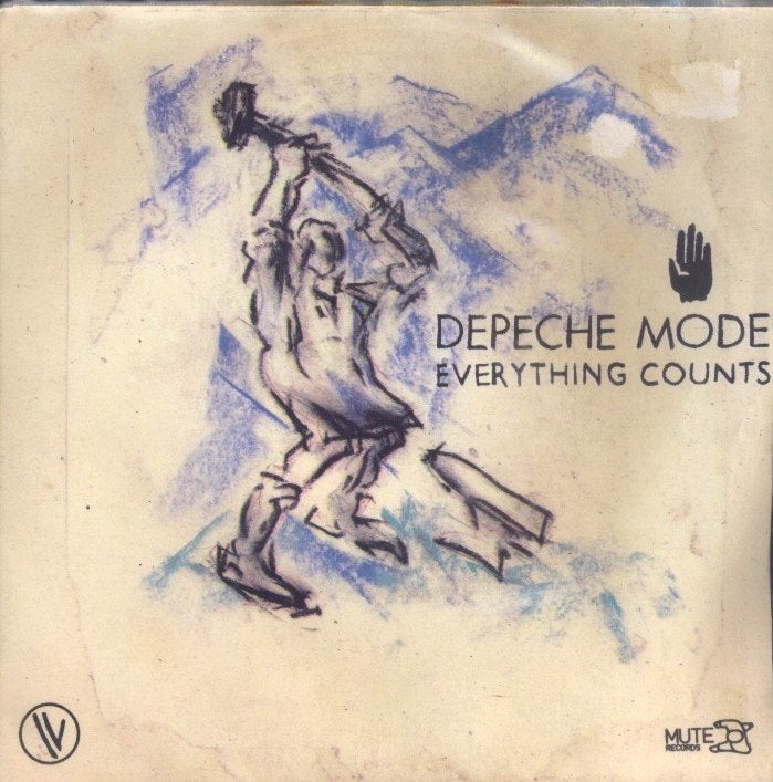 Single  -  DEPECHE MODE -  Everything counts, Ophalen of Verzenden, Zo goed als nieuw, Pop