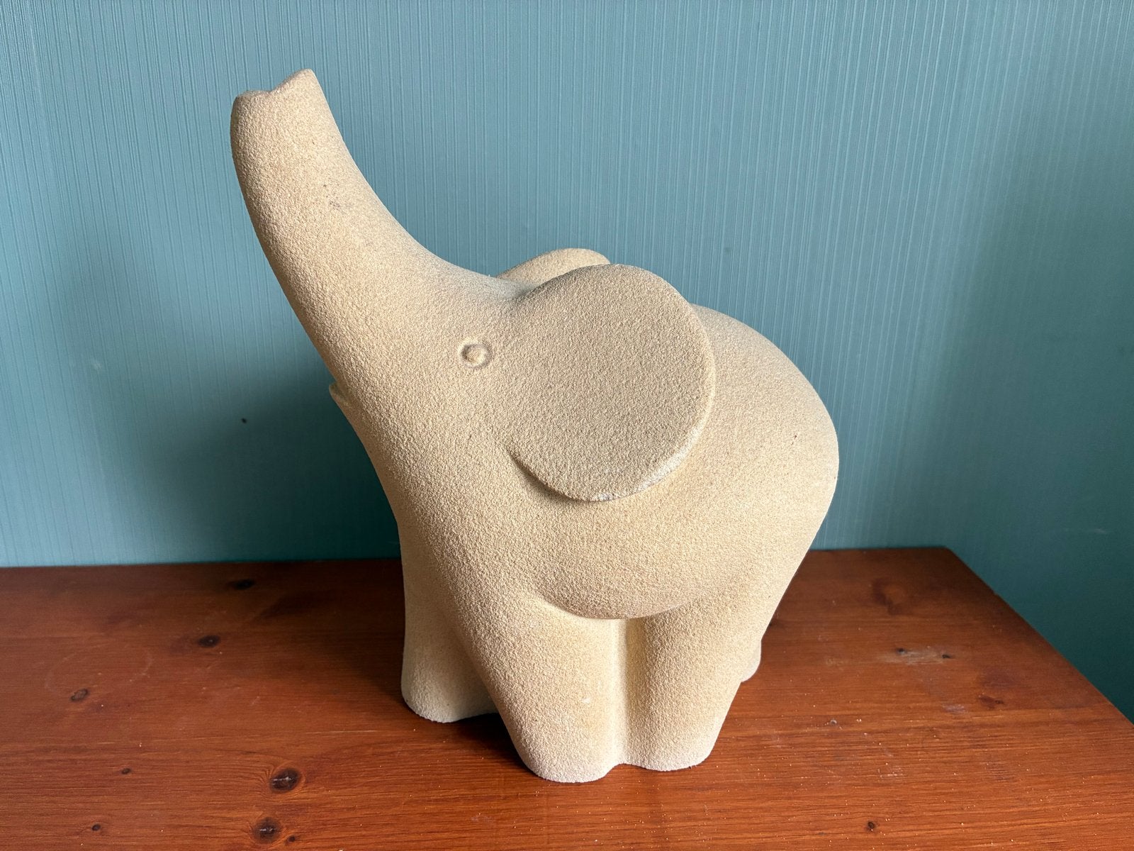 Zandsteen Olifant Beeld, Ophalen, 20 - 50 cm, Steen of Keramiek, Beeld