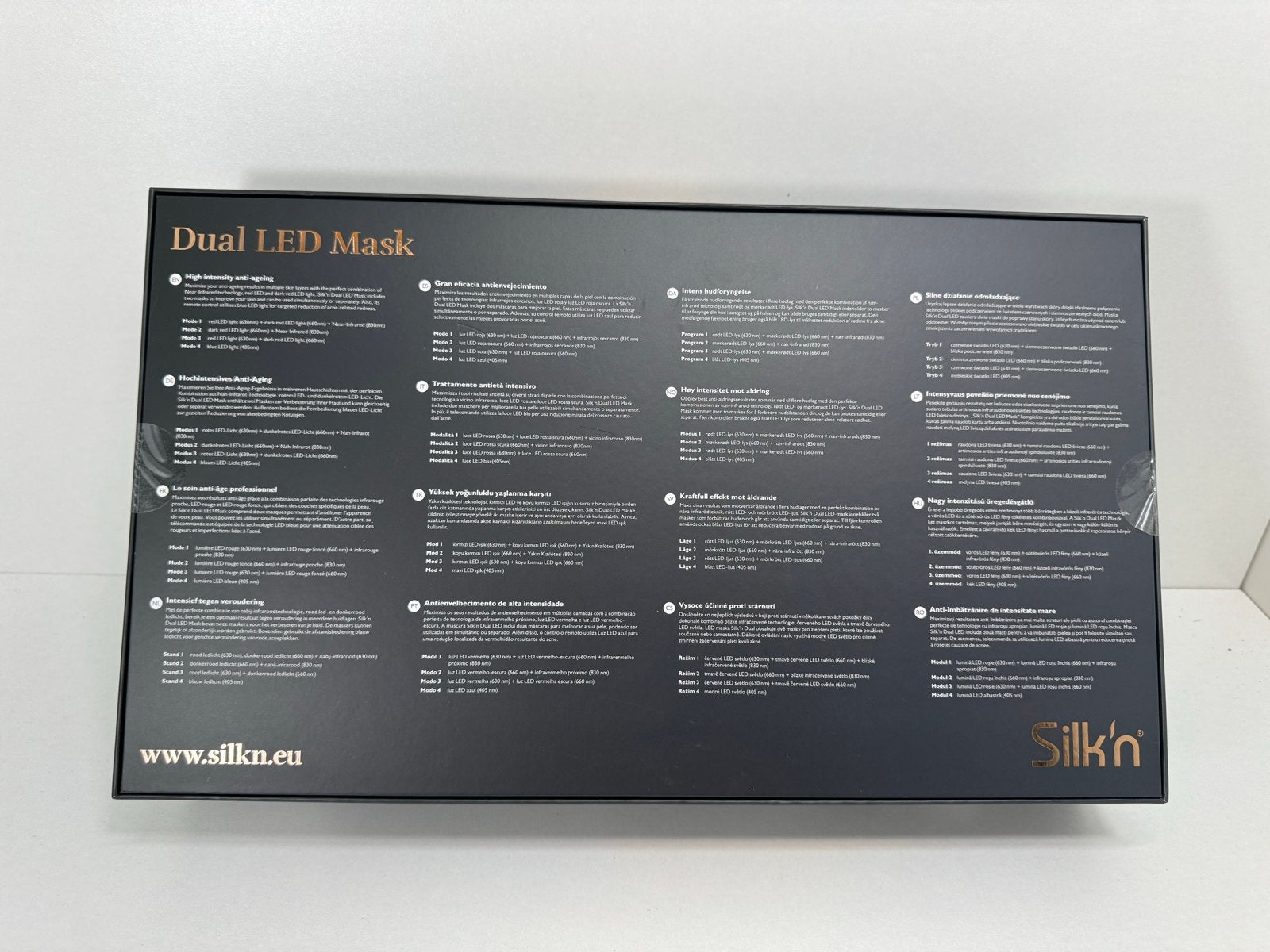 Silk'n Dual LED Mask Gezichtsmasker - Anti-aging, Gehele gezicht, Onbekend, Nieuw, Ophalen of Verzenden