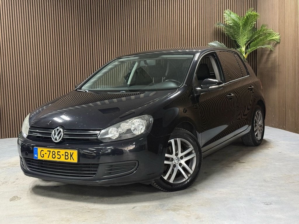 Volkswagen Golf 1.4 TSI Trendline (bj 2010), Euro 5, Gebruikt, 4 cilinders, Zwart