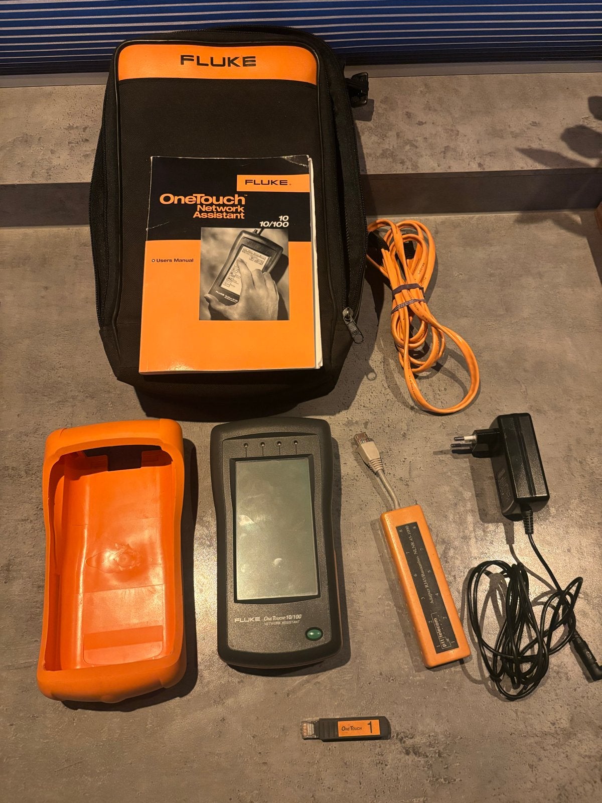 Fluke Networks OneTouch Netwerktester, Ophalen of Verzenden, Gebruikt, Multimeter