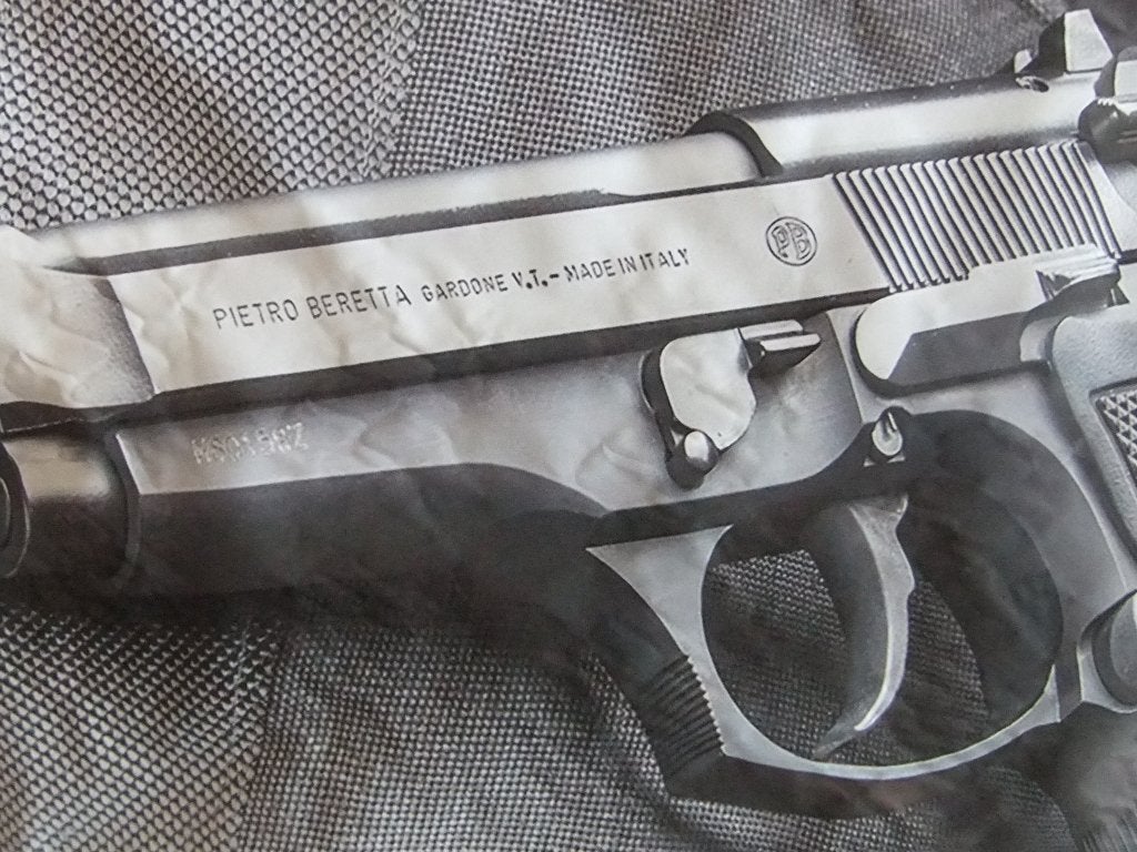 Pietro Beretta Gardone V.T. - Made in Italy  canvas Poster, Verzenden, Rechthoekig Liggend, Zo goed als nieuw, Canvas of Doek