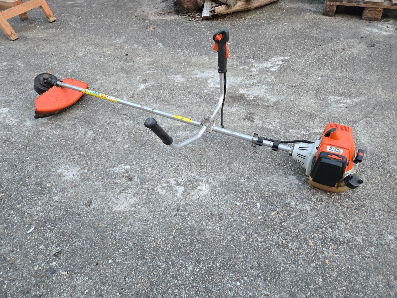 Stihl FS120 bosmaaier | Autocut draadbol Goedwerkend FS 120, Info@stihl.nl, Gebruikt, Stihl FS 120 kantenmaaier, Ophalen of Verzenden