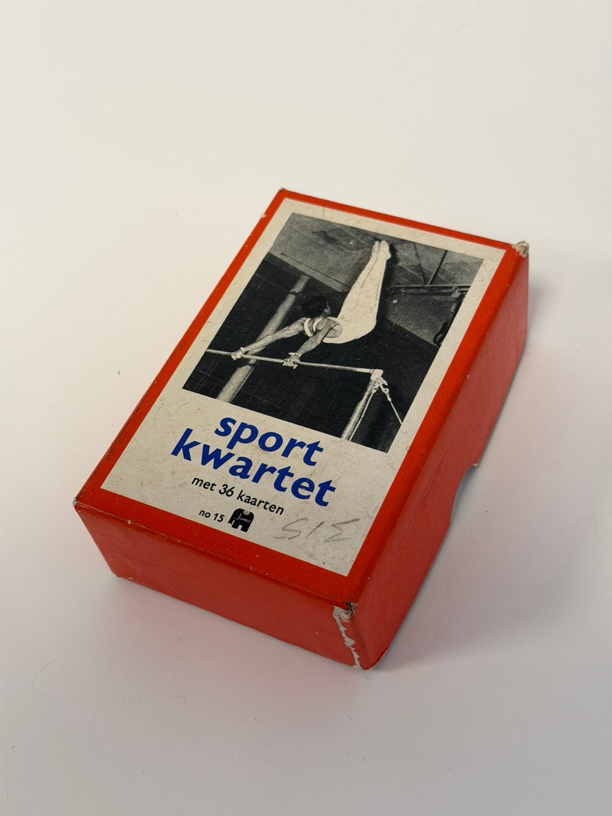 Vintage Jumbo Sportkwartet No15 - 36 kaarten nederlands 1950, Ophalen of Verzenden, Gebruikt, Kwartet(ten)