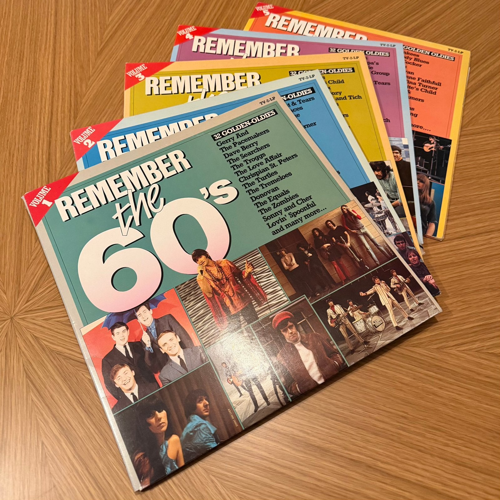 Remember the 60s (Deel 1 tm 5), Cd's en Dvd's, Dubbel-LP, Overige genres, Ophalen of Verzenden, Zo goed als nieuw