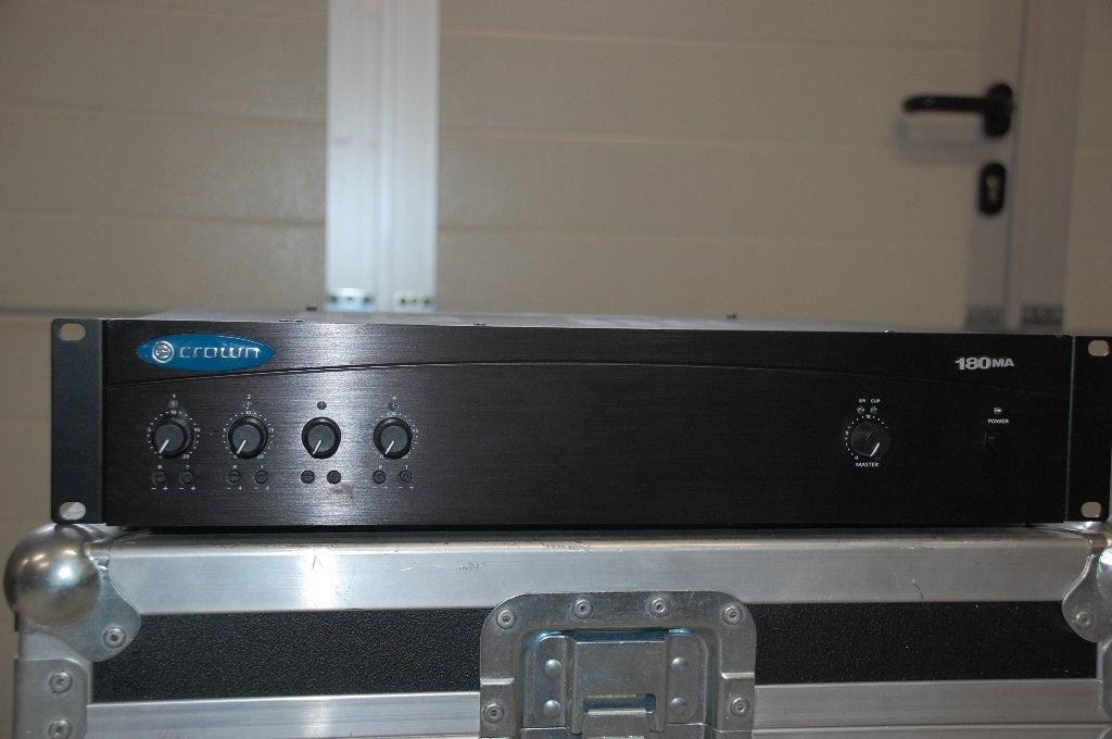 CROWN 180MA 100volt versterker, Audio, Tv en Foto, Versterkers en Receivers, Overige systemen, Zo goed als nieuw, 60 tot 120 watt
