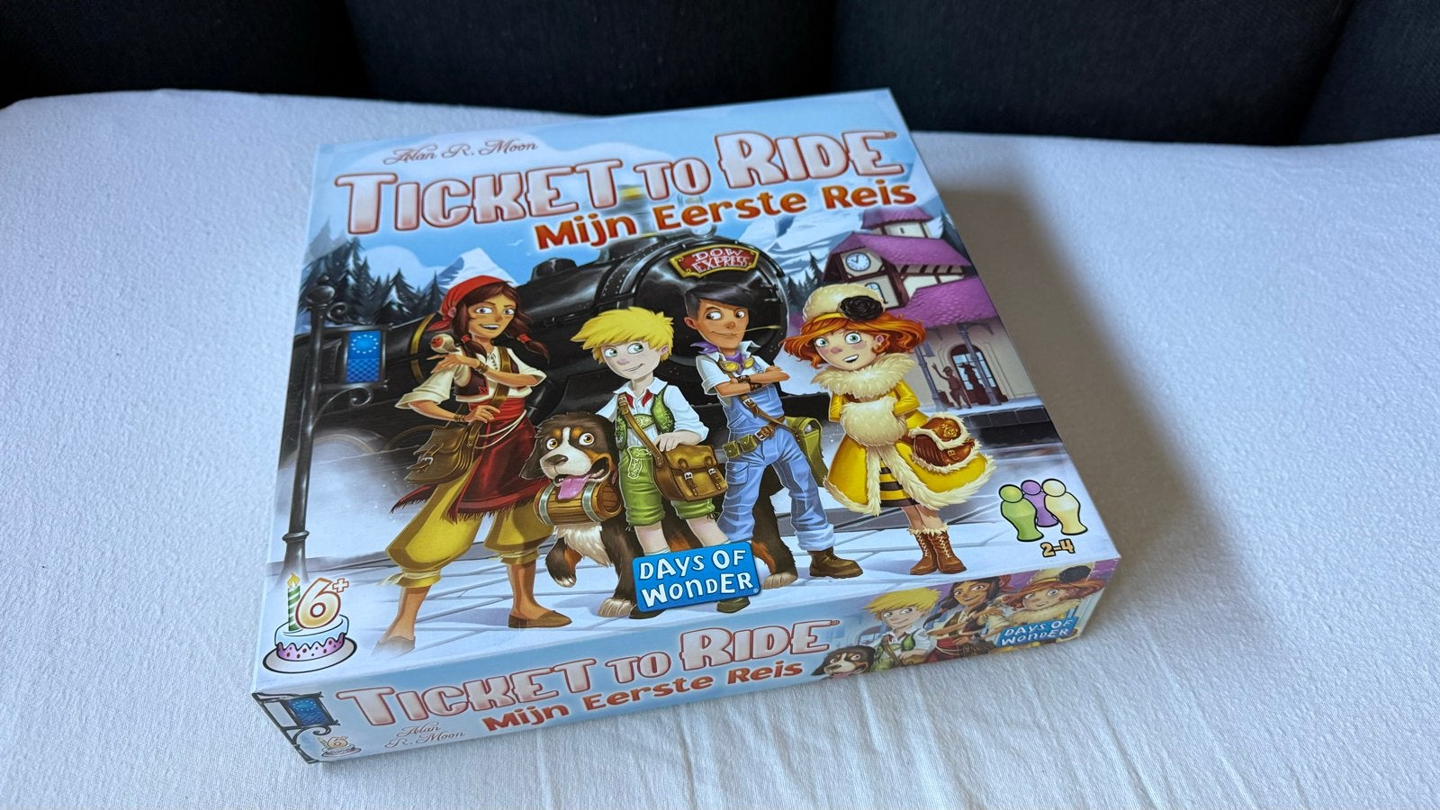 Ticket to Ride: Mijn Eerste Reis - Familiespel, Een of twee spelers, Ophalen of Verzenden, Zo goed als nieuw