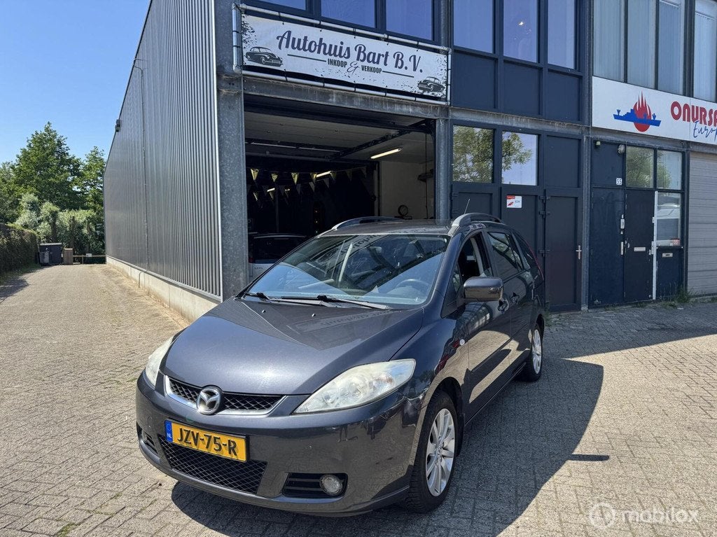 Mazda 5 2.0 Active Airco! APK! NAP rapport!, Voorwielaandrijving, 145 pk, Stof, Gebruikt