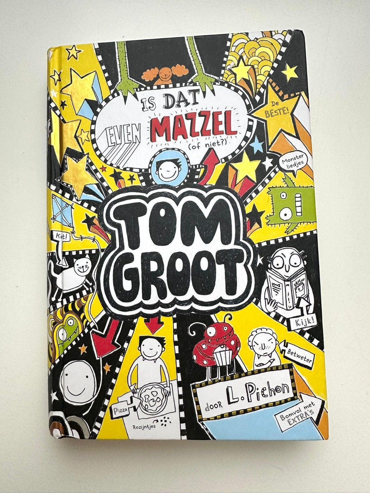 Boek Is dat even mazzel (of niet) nieuw Tom Groot, Ophalen of Verzenden, Zo goed als nieuw, Tom Groot, 3 tot 4 jaar