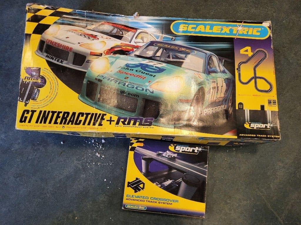 Racebaan Scalextric vintage, Ophalen, Gebruikt, Elektrisch, Overige merken