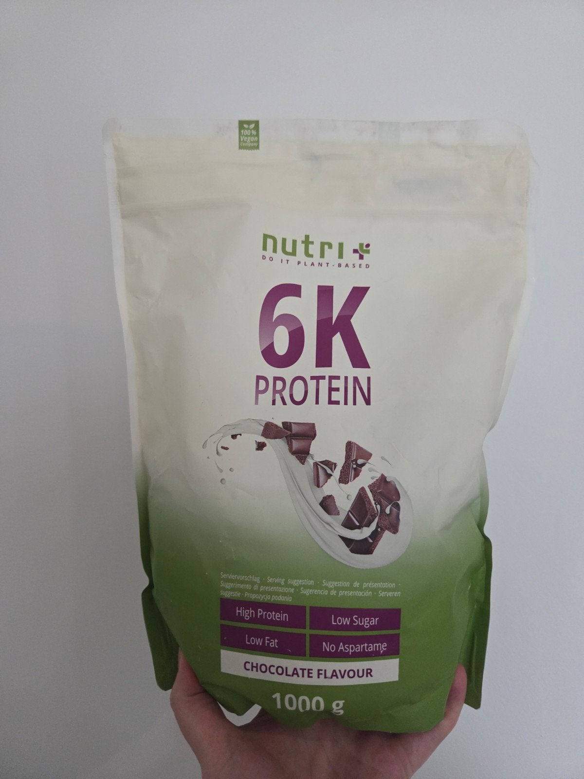 nutri+ 6K protein chocolade 1 KG, Ophalen of Verzenden, Nieuw, Poeder of Drank