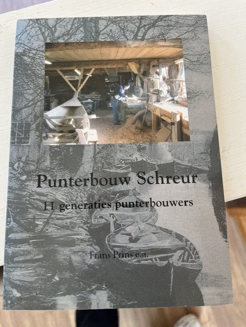 Boek punterbouw Schreur, Verzamelen, Scheepvaart, Ophalen of Verzenden, Gebruikt, Boek of Tijdschrift