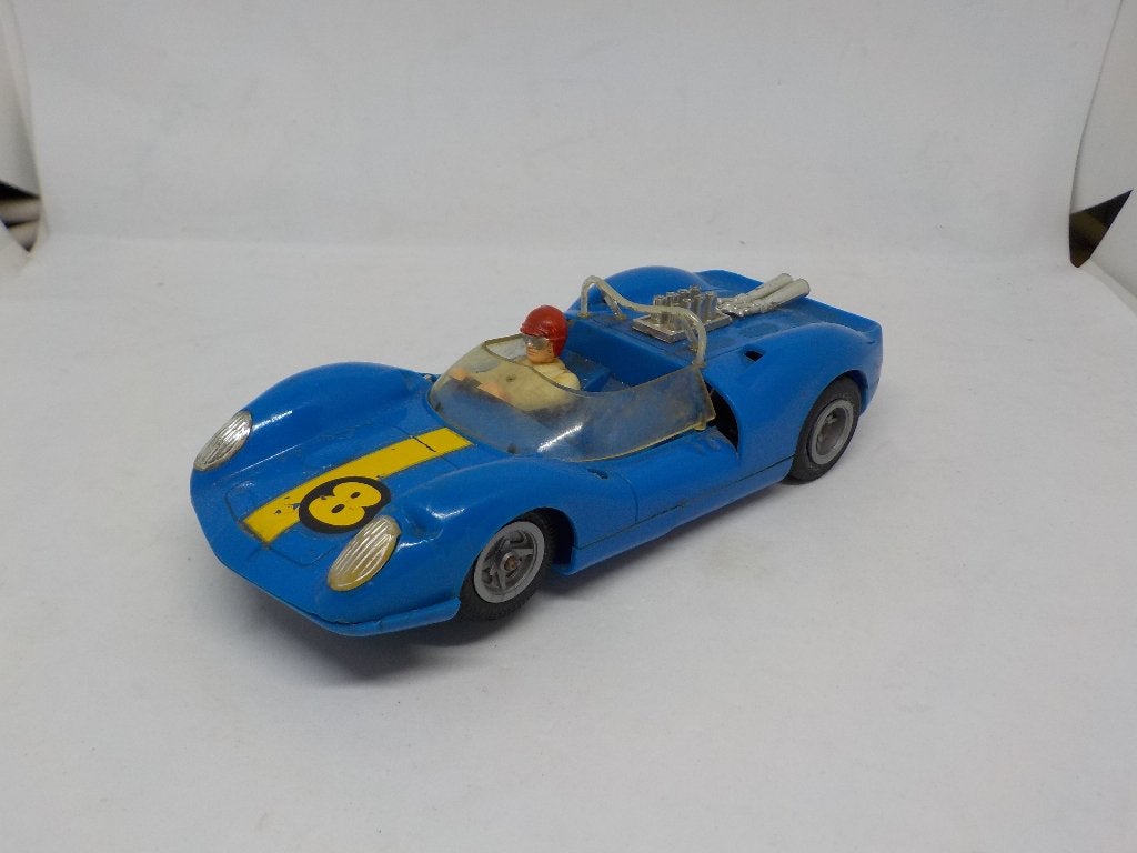 Fleischmann Auto-Rallye 3210 Lotus Blauw Getest, Gebruikt, Ophalen of Verzenden, Elektrisch, Fleischmann