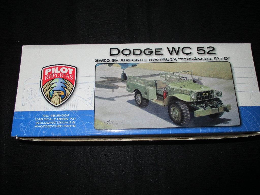 D-483,PILOT REPLICAS 1-48,NO,48-R-004,Dodge WC52 Jeep, Overige merken, 1:32 tot 1:50, Overige typen, Nieuw
