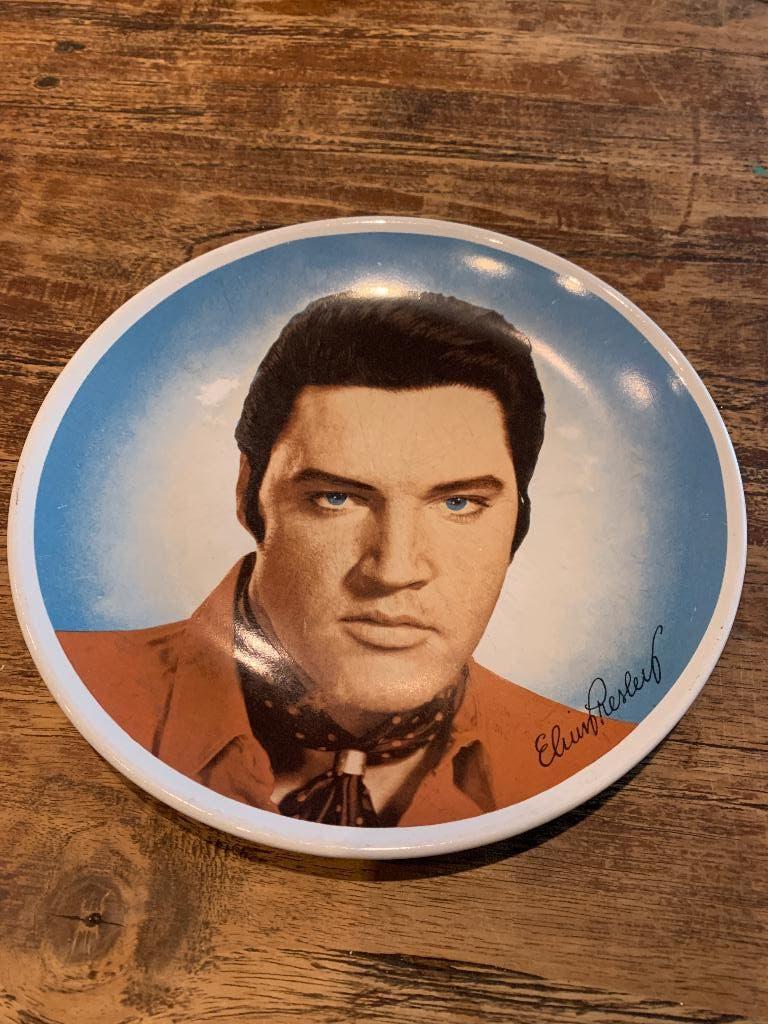 Elvis Presley, borden en kussen, Verzenden, Zo goed als nieuw, Overige typen