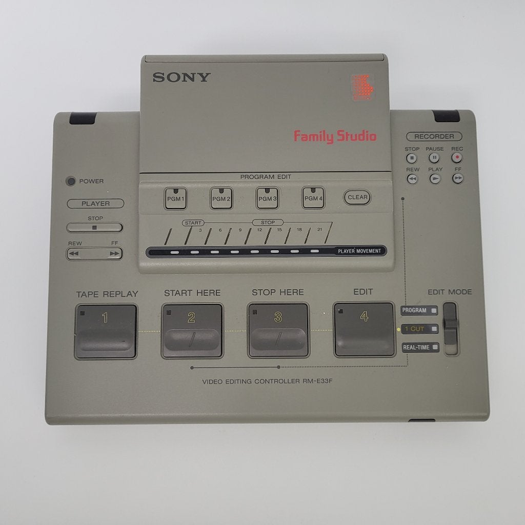 Sony Family Studio RM-E33F Video Editing Controller, Audio, Tv en Foto, Gebruikt, Verzenden, Nvt, Nvt