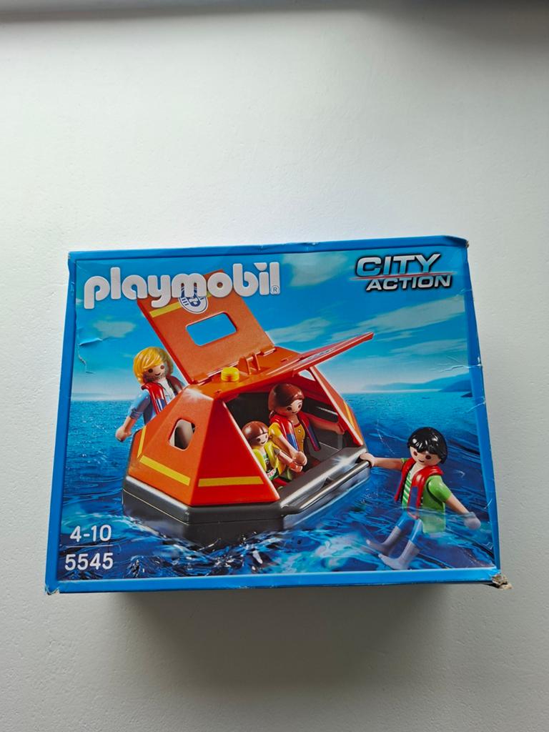 Playmobil City Action Reddingsvlot 5545, Ophalen of Verzenden, Zo goed als nieuw, Jongen of Meisje