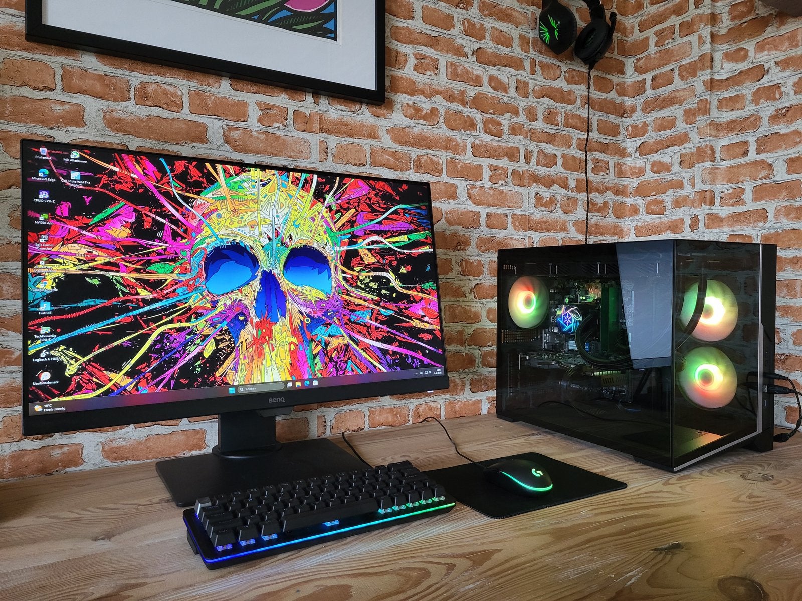Complete set i7, gtx1660S, 16gb, 27” IPS, Computers en Software, Desktop Pc's, Virtual Reality, Zo goed als nieuw, SSD, 3 tot 4 Ghz