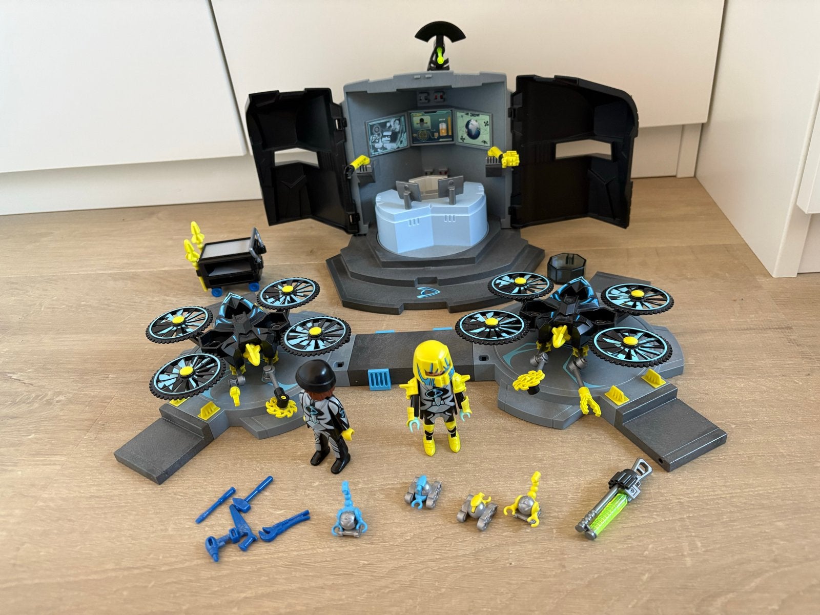 Playmobil 9250  Dr. Drone’S Commandocentrum, Ophalen of Verzenden, Zo goed als nieuw, Jongen of Meisje