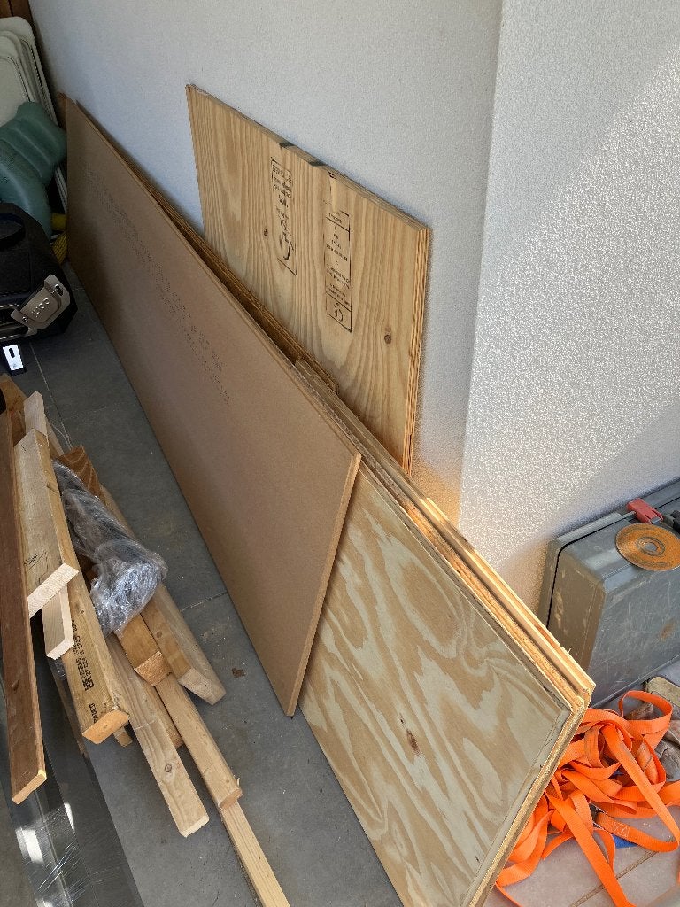 Restanten houten platen, Minder dan 3 m³, Ophalen