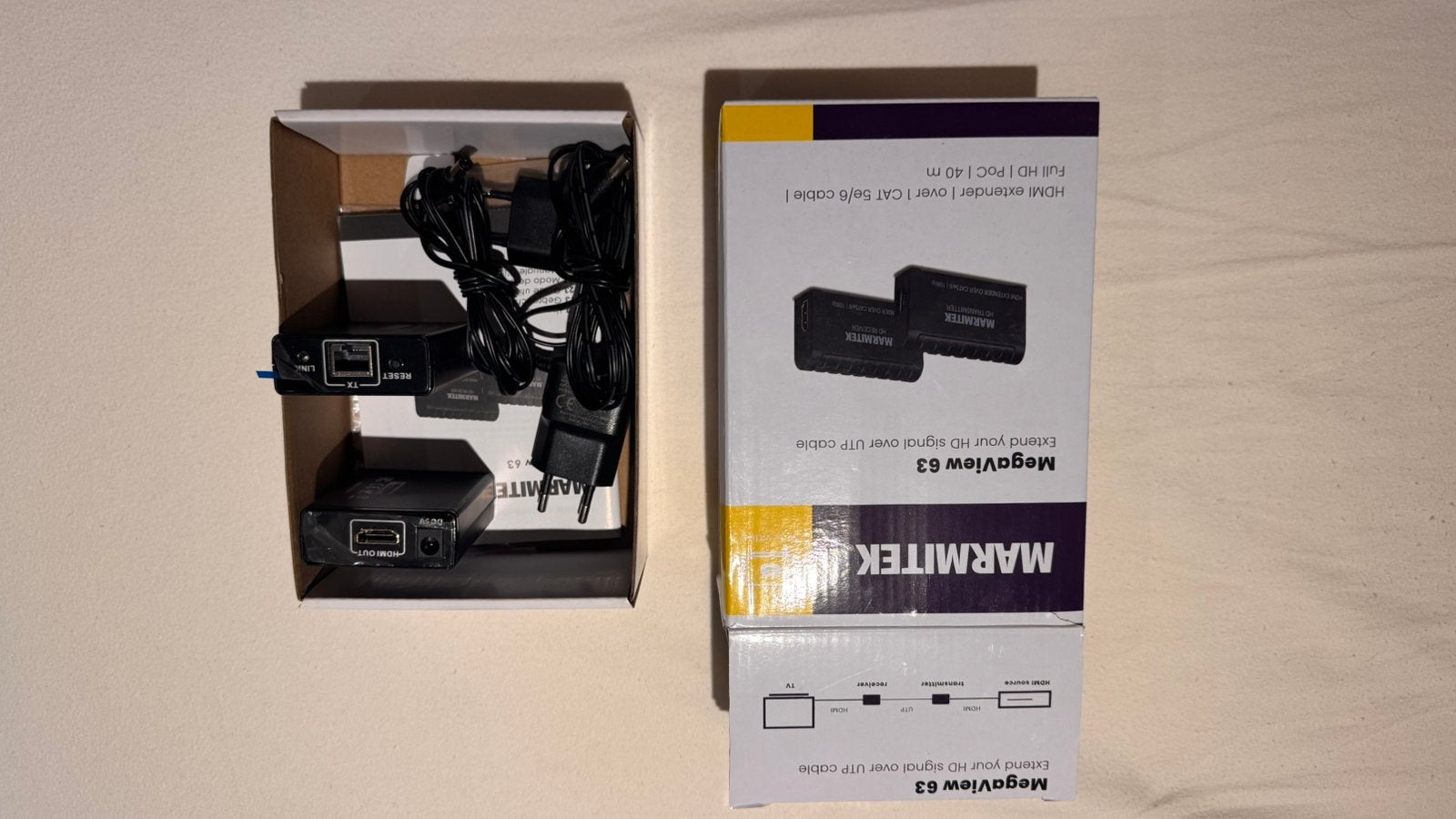 Usb extenders / vga extender / hdmi extender, Ophalen of Verzenden, Zo goed als nieuw, Minder dan 2 meter, HDMI-kabel