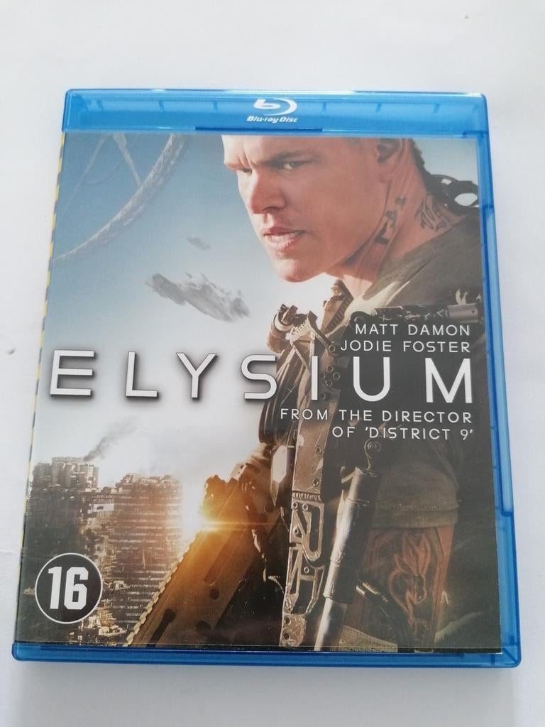 Elysium - Blu-Ray DVD, Ophalen of Verzenden, Zo goed als nieuw, Actie