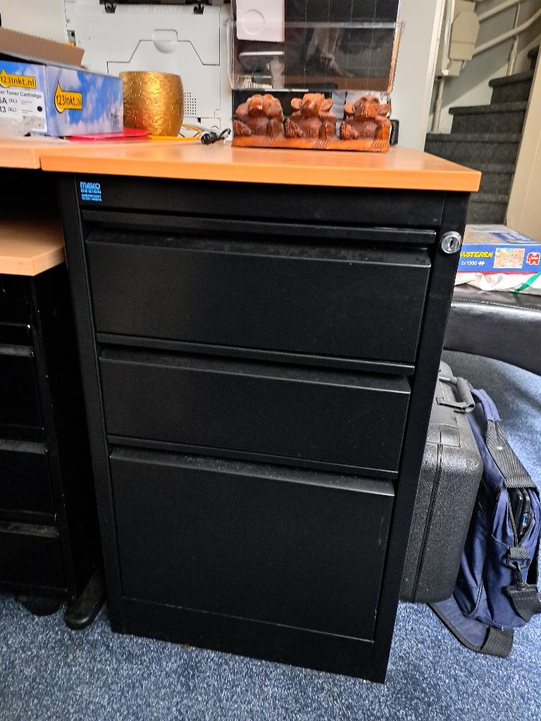 bureau laden - hangmappen kastje, Ophalen, Zo goed als nieuw