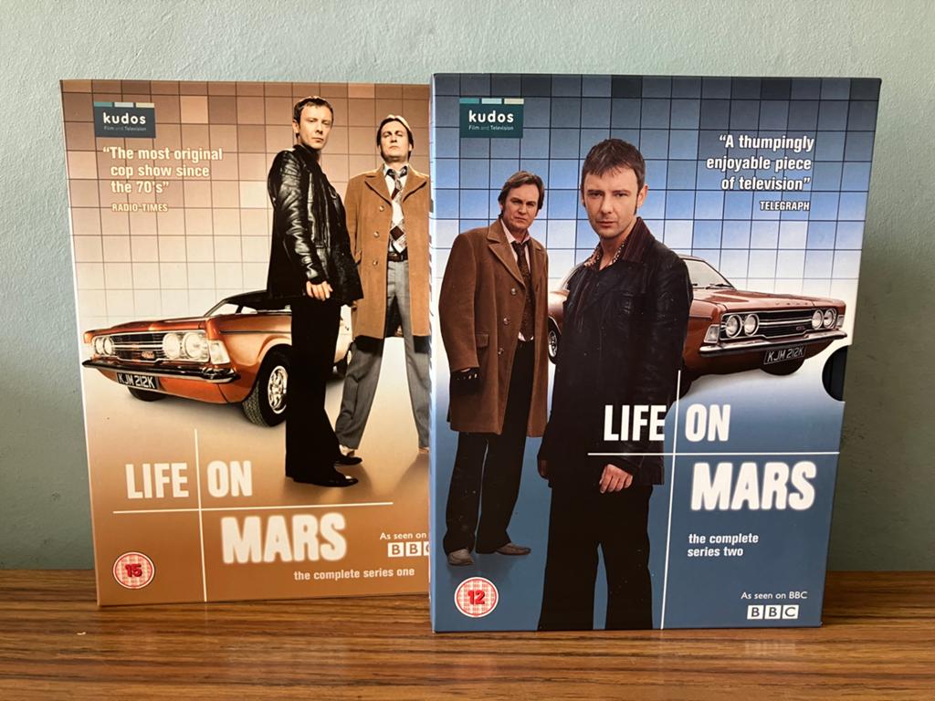 Life on Mars Seizoen 1 & 2 (EN) - complete serie, Cd's en Dvd's, Dvd's | Tv en Series, Boxset, Science Fiction en Fantasy, Ophalen of Verzenden