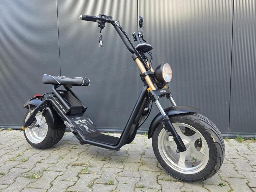 Nette Spyder Wheelz E-Chopper Elektrische scooter Mat zwart, Overige merken, Ophalen of Verzenden, Zo goed als nieuw, Spyder Wheelz