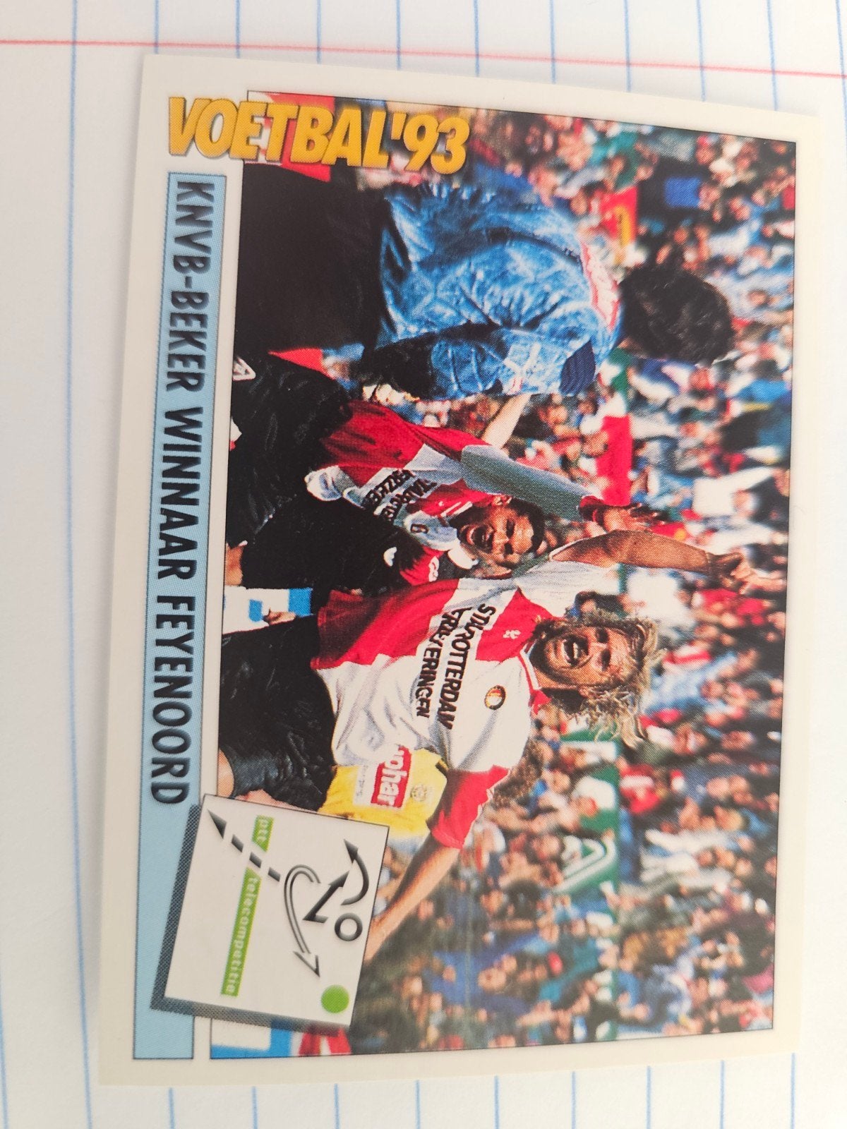 Panini Voetbal 1993 Feyenoord, Verzamelen, Ophalen of Verzenden, Nieuw, Feyenoord, Overige typen