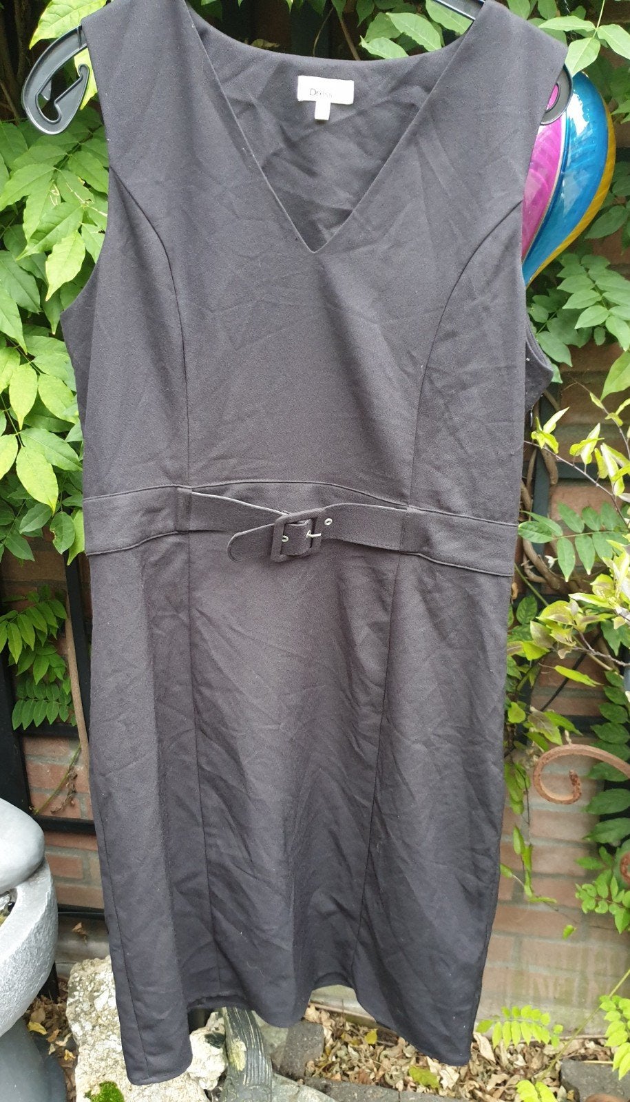 zwarte jurk/jurk/Dress/ maat xl, Dress, Verzenden, Zwart, Maat 46/48 (XL) of groter