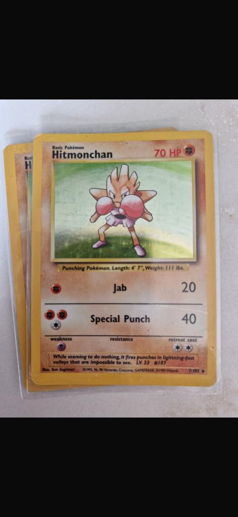Hitmonchan, Ophalen, Zo goed als nieuw