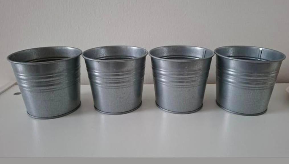 Zinken/Verzinkte plantenbakjes, Ophalen, Gebruikt, Minder dan 30 cm, Minder dan 60 cm