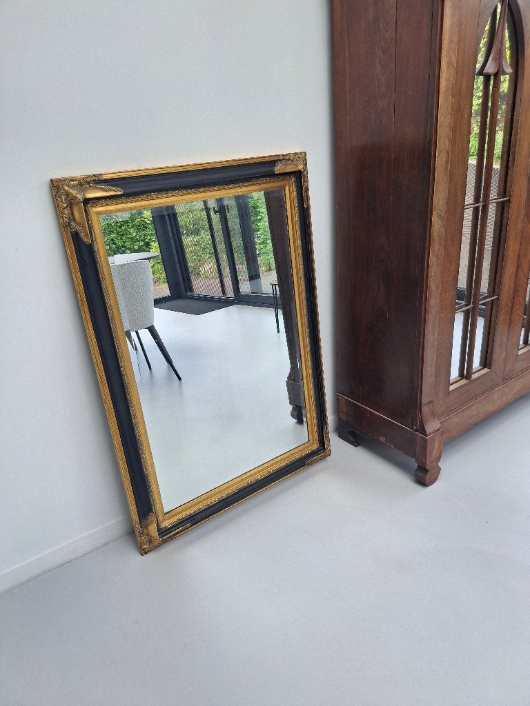 Mooie grote "barok" spiegel (80x110cm), Ophalen, Gebruikt, 100 tot 150 cm, 75 tot 100 cm
