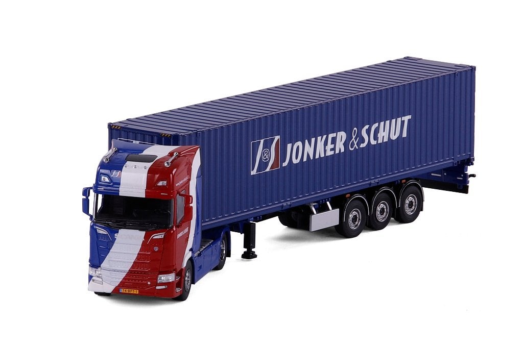 Scania S Highline met Container & Chassis - Jonker & Schut, Ophalen of Verzenden, Nieuw, Bus of Vrachtwagen, Overige merken