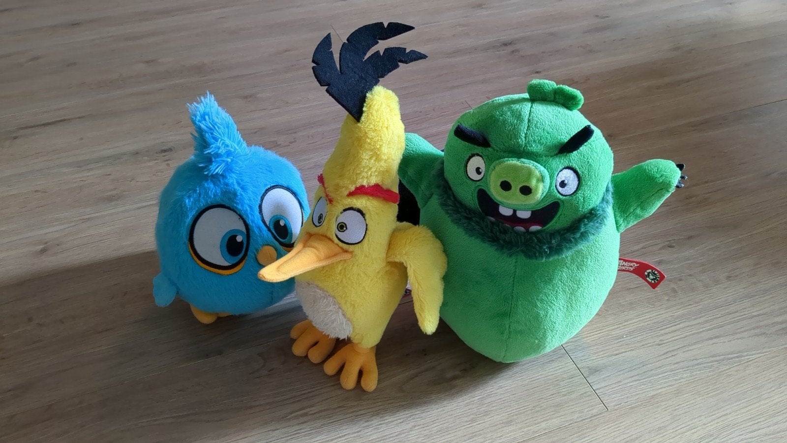 3 angrybirds knuffels, Ophalen of Verzenden, Nieuw, Overige typen