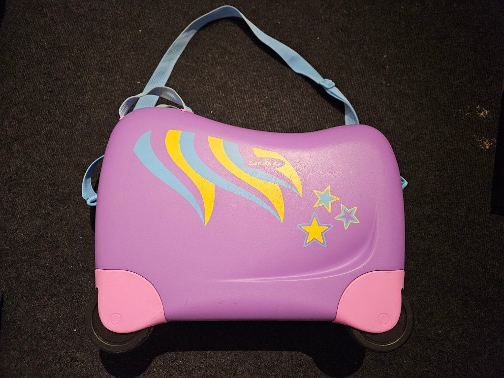 Samosonite Unicorn kindertrolley, Wieltjes, 50 tot 60 cm, Hard kunststof, Ophalen of Verzenden