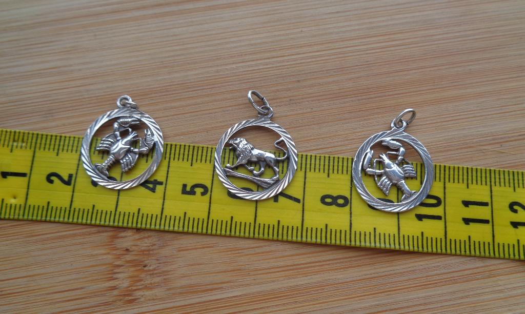 zilveren sterrenbeeld hanger/bedel [611], Verzenden, Zo goed als nieuw, Zilver, Zilver