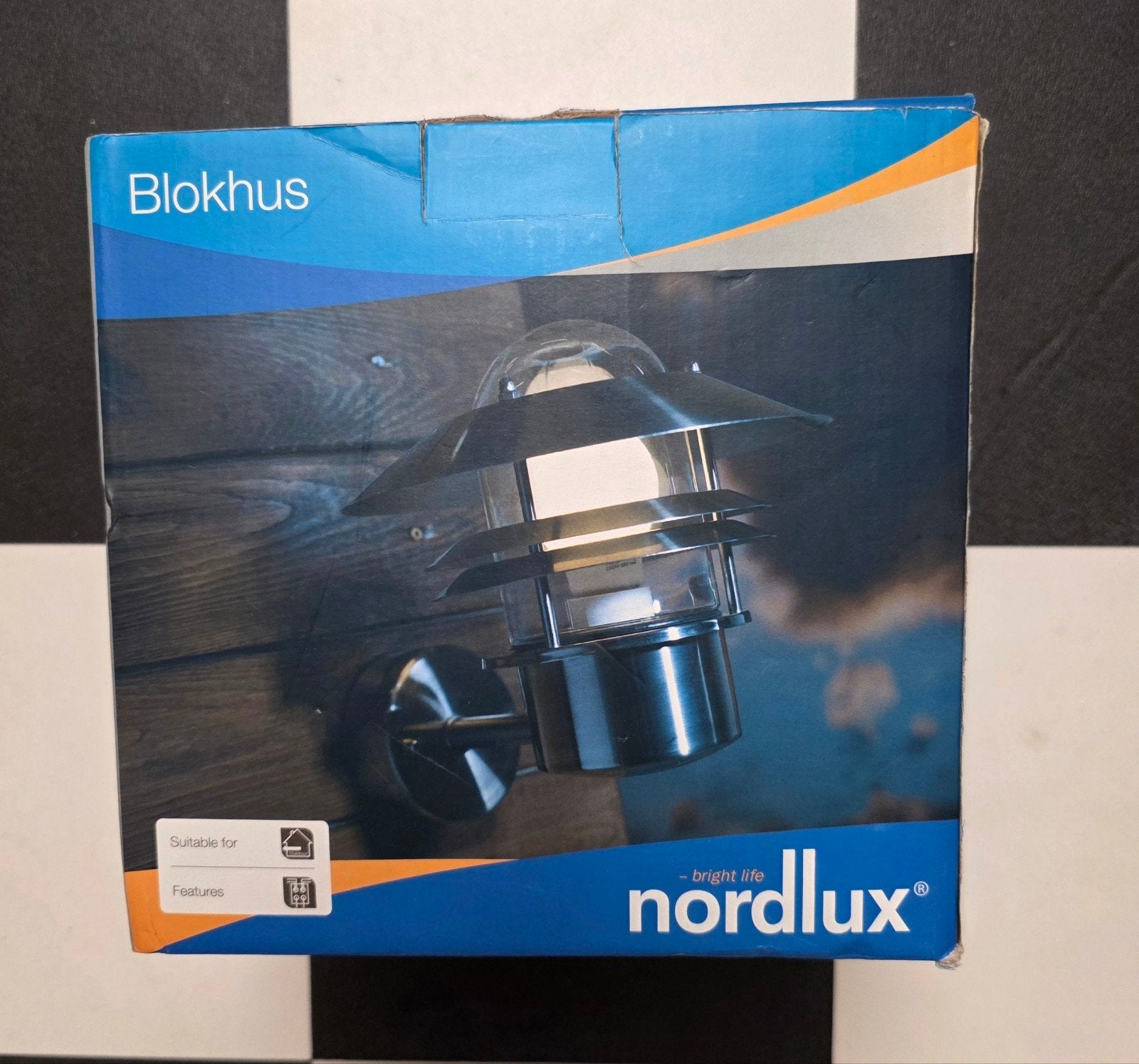 Mooie RVS buitenlamp (nieuw), Minder dan 50 watt, Wandlamp, Ophalen of Verzenden, Netvoeding